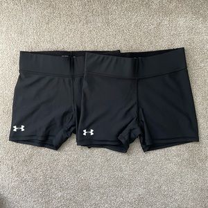 Under Armour women’s spandex, size medium, 2 pair